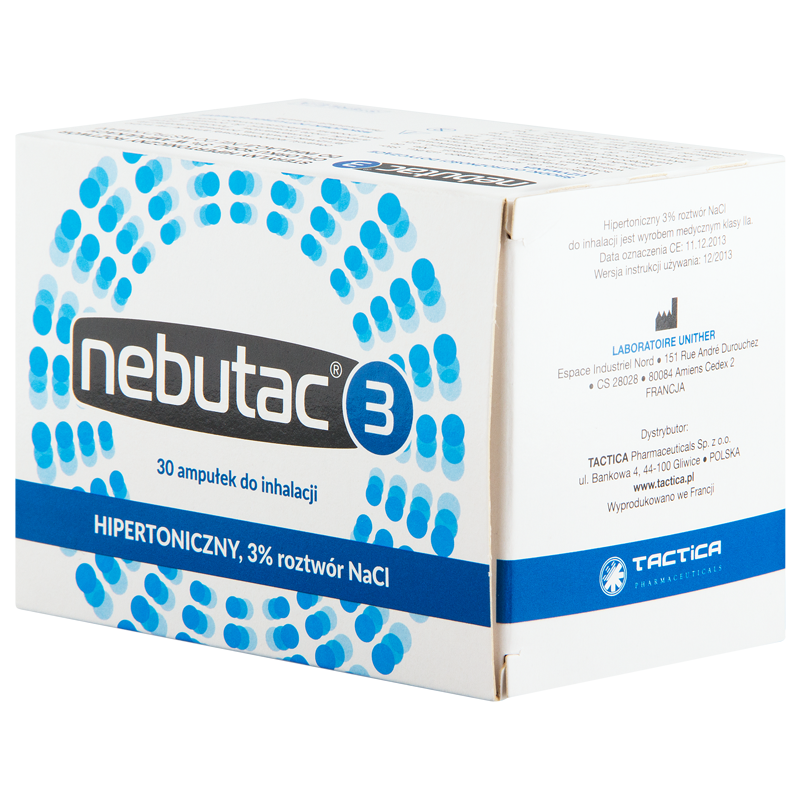 Физраствор NaCl 3% 4 мл × 30 амп. Tactica