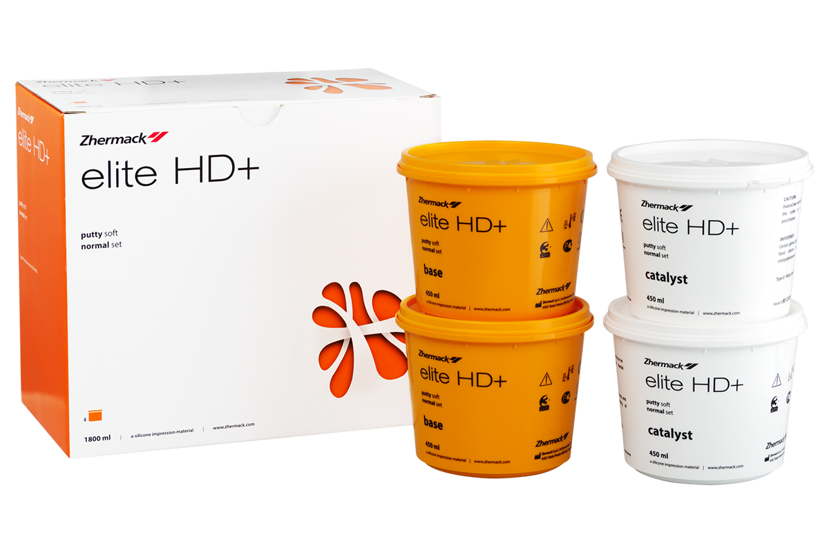 Elite HD+ Putty Normal 450 мл × 4 шт. Zhermack