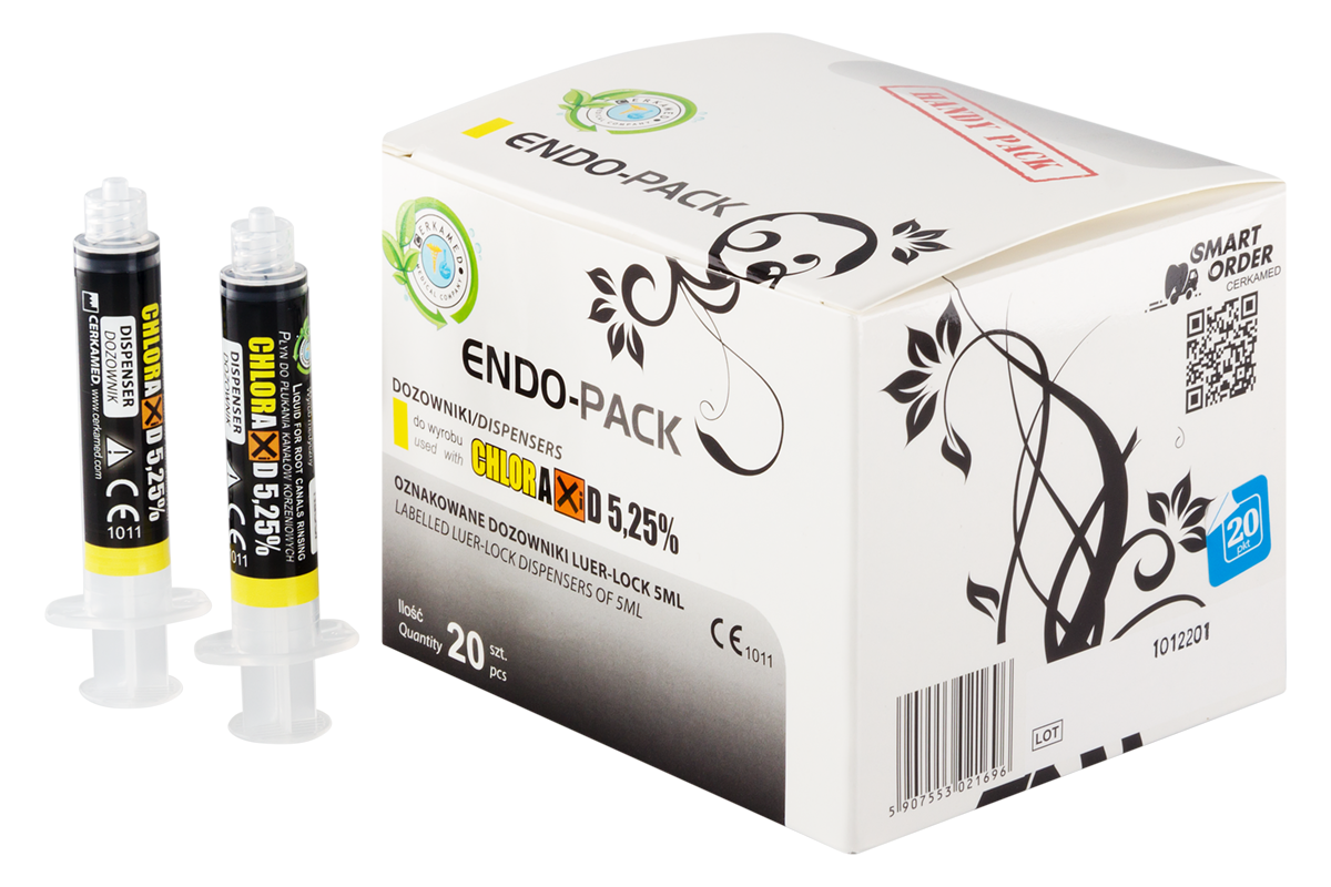 Endo-Pack для Chloraxid 5,25% 5 мл × 20 шт. Cerkamed