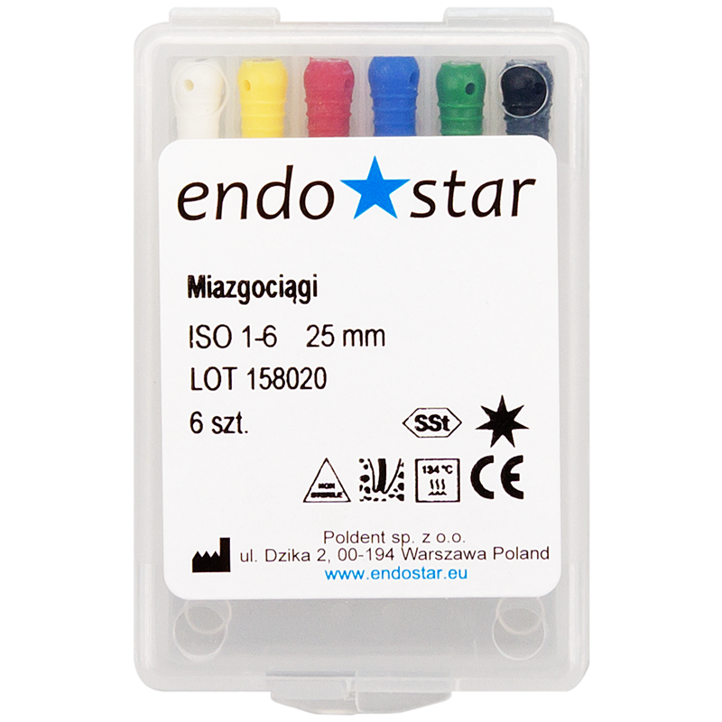 Пульпоэкстракторы 6 шт. Endostar