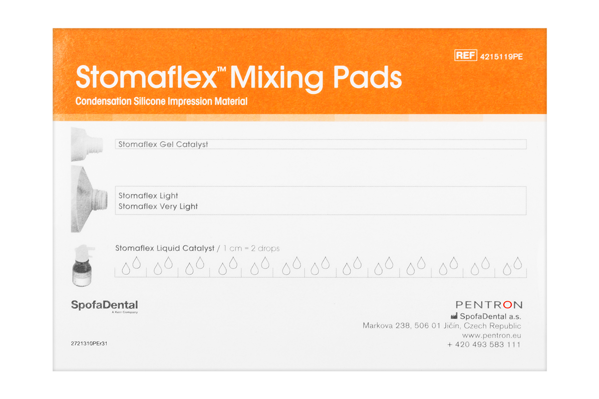 Бумажный блок для замешивания Stomaflex 15,5×11 см Pentron