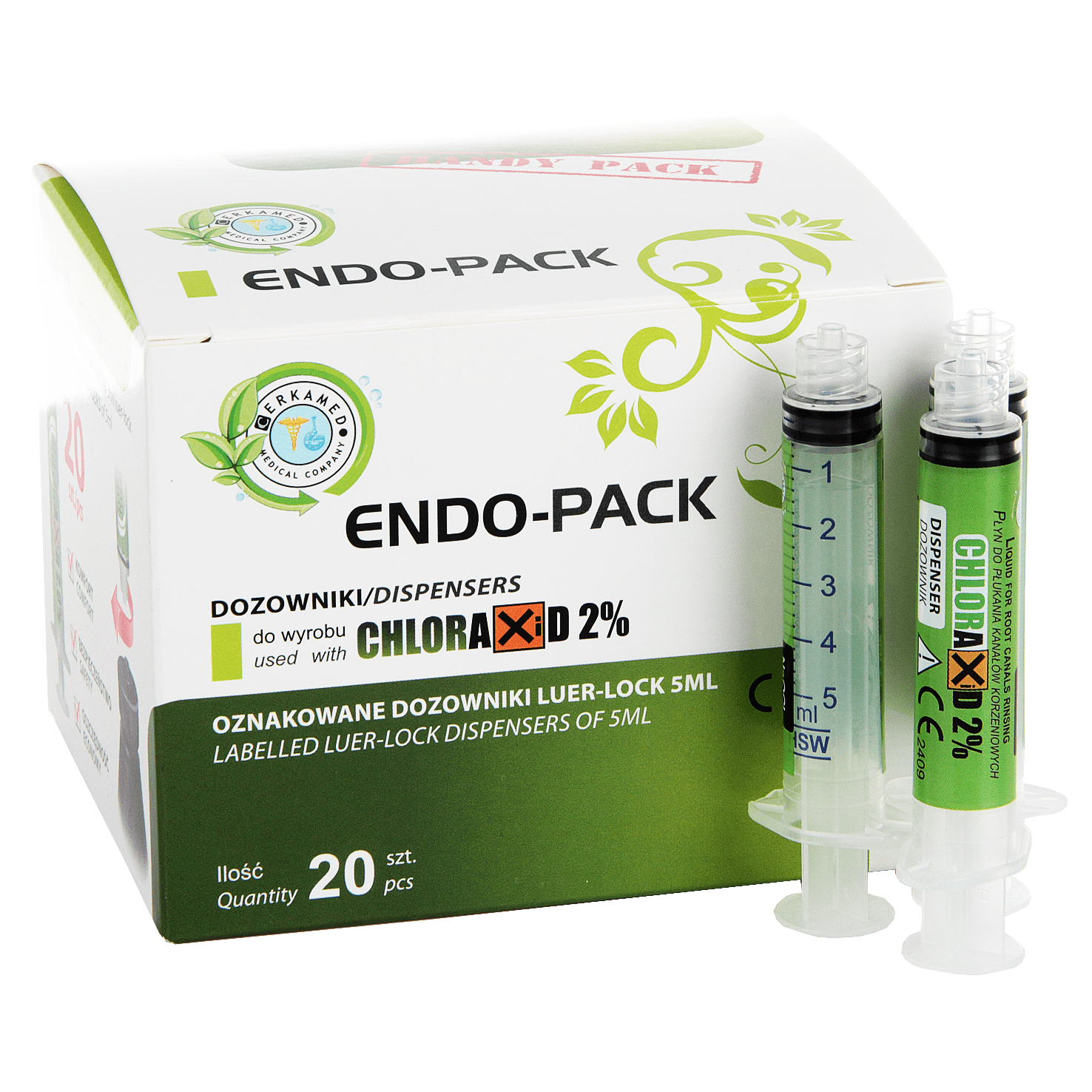 Endo-Pack для Chloraxid 2% 5 мл × 20 шт. Cerkamed