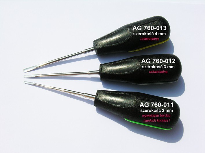Прямой люксатор 3 мм AG 760-012